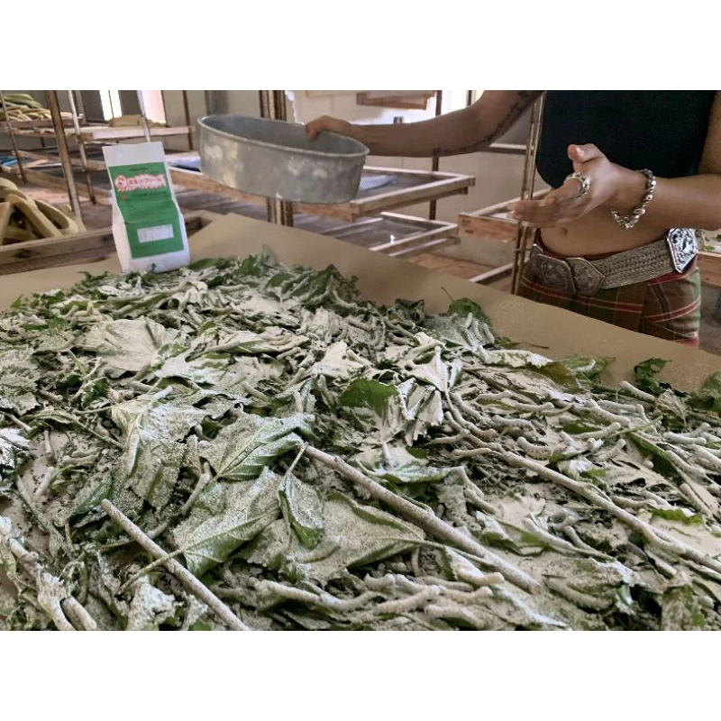 สารโรยตัวไหม ยาฆ่าเชื้อสำหรับเลี้ยงตัวอ่อนไหม ขนาดบรรจุ 1 กิโลกรัม รหัส 76-2-09166734