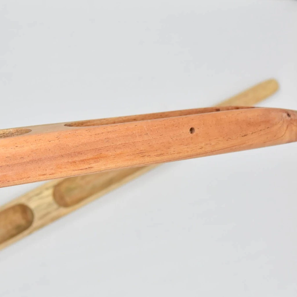 กระสวยไม้กี่มือ (2 ช่อง) กี่ทอผ้า กระสวยโบราณ กระสวย กระสวยไม้ อุปกรณ์ทอผ้า รหัส 76-2-091667142