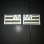 patch us flag อาร์มสะท้อนแสงและเรืองแสง มีตีนตุ๊กแกทุกชิ้น
