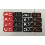 patch อาร์ม กรุ๊ปเลือด แบบ pvc กลุ่ม 2 (มีตีนตุ๊กแกทุกชิ้น)