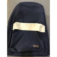 กระเป๋าเป้ KKU สีกรมคาดครีม