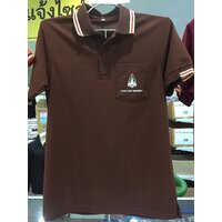 เสื้อโปโลสีน้ำตาล Size S ชาย