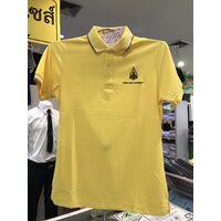 เสื้อโปโลเหลืองปกเหลือง size S (หญิง)