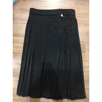 กระโปรงจีบรอบ สีดำ เอวพิเศษสองเท่า (ยาว 22 นิ้ว) 22 XL เอวก่อนยืด29-30 นิ้ว หลังยืด 44 นิ้ว