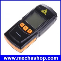 เครื่องวัดความเร็วรอบเลเซอร์ มิเตอร์วัดความเร็วรอบ เทคโซมิเตอร์ GM8905 LCD Digital Laser Tachometer Non-Contact RPM Test Meter Motor Speed Gauge