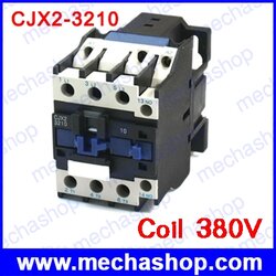 แมกเนติกคอนแทคเตอร์ AC Contactor 35mm Din Rail 32A CJX2-3210 3 Phase Motor Controller 3P 1NO 220V/ 380V Coil Volt Contacts Relay LC1D32