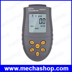 เครื่องวัดความเร็วรอบ เครื่องวัดรอบ มิเตอร์วัดความเร็วรอบ เลเซอร์วัดรอบ Handheld Digital Laser Tachometer RPM รุ่น HS2234