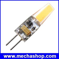LED G4 COB Dimmable ปรับดิมเมอร์ได้ 6W AC/DC 12V ใช้แทนหลอดฮาโลเจน 1 ดวง แสงสีขาวอมเหลือง