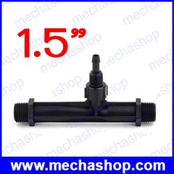 ท่อวาล์วแบบเวนจูรี่ อุปกรณ์วาล์วผสมก๊าซโอโซนลงในน้ำ Venturi injector Ozone injector 1.5 inch for Ozone gas mixing วัสดุ PVDF gas-liquid mixer corrosion resistant