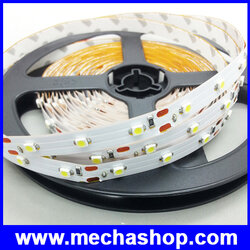 LED Strip Ribbon flexible ไฟเส้น LED ยาว 5 เมตร LED ตู้โชว์ LED แบบม้วน SMD3528 60 LEDs/M แสงสีขาว ไม่กันน้ำ (Chip from Taiwan)
