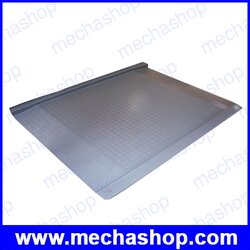 แท่นวางเครื่องชั่งตั้งพื้น (พร้อมทางลาด) แท่นใหญ่โครงสร้างเหล็ก พื้นด้านบนเป็นเหล็กลาย พื้นที่ขนาด 120x120cm รุ่น FTR-1212(RAMP) ZEPPER (จีน)