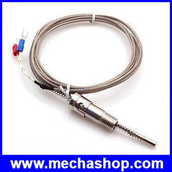 เทอร์โมคัปเปิล สายเครื่องวัดอุณหภูมิ Compression Spring Thermocouple K Type 0-600 องศา สายยาว 2 เมตร
