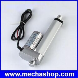 ลิเนียร์มอเตอร์ stroke100mm สั่งได้ทั้ง 12V หรือ 24V 4 inch stroke, กำหนดสเปคความเร็วและภาระรับโหลดได้ electric linear actuator (สินค้า Pre-Order)