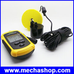 Sonar โซน่าหาปลา แบบพกพา น้ำลึกสูงสุด 99.9 เมตร Fish Finder Portable Sonar (เพื่อประสิทธิภาพที่ดีให้ใช้แบตเตอรี่ Alkaline คุณภาพสูงเท่านั้น)