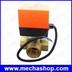 วาล์วไฟฟ้า เปิดปิดวาล์วไฟฟ้า ขนาด1นิ้ว DN25 G1นิ้ว Electric Valve AC220V 3 ทาง เหมาะสำหรับควบคุมระบบน้ำร้อนน้ำเย็นอัตโนมัติ