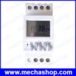 เครื่องตั้งเวลาดิจิตอล ตัวตั้งเวลา ทามเมอร์ตั้งเวลา มีแบตเตอรี่ lithium และรีเลย์ ในตัว 8 On/8 Off Programmable Electronic Timer 16A 220V