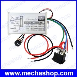 ควบคุมความเร็ว ดีซีมอเตอร์ กลับทางหมุนได้ (มีคลิป) PWM motor speed controller 12V/24V/36V/48V 20A DC motor variable speed reverse switch