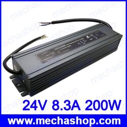 เพาเวอร์ซัพพาย แหล่งจ่ายไฟ 24V 8.3A 200W LED Waterproof Power Supply ประกัน 1 ปี