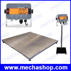 เครื่องชั่งพื้นสแตนเลส เครื่องชั่งดิจิตอลตั้งพื้นกันน้ำ Wash Down Platform Scales ชั่งได้ 1000kg/100g, 2000kg/200g, 3000kg/500g สแตนเลสทั้งชุด รุ่น DT33XW ยี่ห้อ OHAUS(USA)