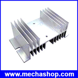 ฮีตซิงค์ระบายความร้อน อลูมิเนียมระบายความร้อน โซลิดสเตตรีเลย์ W shape Aluminum Single Phase Solid State Relay SSR Heat Sink Heat Dissipation from 10A-40A