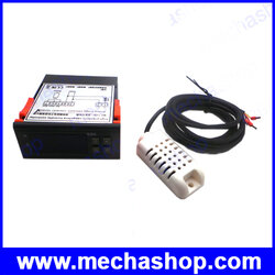 เครื่องควบคุมความชื้น เครื่องวัดความชื้น เอาท์พุทรีเลย์ แรงดัน 12V Digital Air Humidity Controller MH-13001 Range 1%-99% Hygrometer Humidity Meter