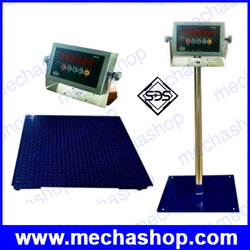 เครื่องชั่งดิจิตอลตั้งพื้น Digital floor scale ชั่งได้ 1000kg/100g, 2000kg/200g, 3000kg/500g แท่นชั่งน้ำหนักมีขนาด 100x100cm. รุ่น IDS701 ยี่ห้อ SDS(ไต้หวัน)