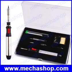 ชุดเครื่องพ่นแก๊ส หัวพ่นแก๊ส เครื่องพ่นก๊าซ HT-1934K Electricity Pen Butane Gas Solder Iron Welding Kit 6ml Filling Set
