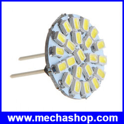 หลอดไฟ G4 LED Bulb Lamp 22pcs SMD1206 LED Lamp 3000K แสงสีขาวอมเหลือง 40000 ชั่วโมง