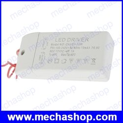 ไดรเวอร์ 12W LED Driver Transformer Power Supply 220-240V to DC 12V for MR16 MR11 Bulb 92 x 41 x 20 mm