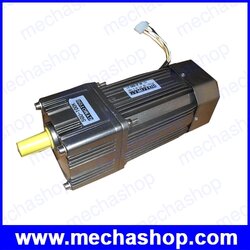 อินดักชั่นมอเตอร์ Induction Motor AC 220V 140W Single phase regulated speed motor with gearbox,กลับทางหมุนได้ เลือกอัตราทดได้ (สินค้า Pre-Order)