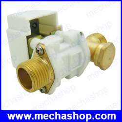 โซลินอยด์วาล์ว ปิดเปิดน้ำ ปิดเปิดน้ำมัน วัสดุทองเหลือง Electric Solenoid Valve for Water Air N/C 24V DC ขนาด 1/2" (4หุน)