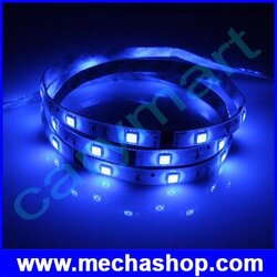 ไฟเส้น LED ไฟริบบอน ไฟตกแต่ง LED Strip Ribbon Flexible ยาว 5 เมตร 5050 60 LEDs/M แสงน้ำเงิน (กันน้ำได้)