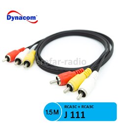 RCA3C + RCA3C ตรง+ตรง J-111 Dynacom 1.5 เมตร