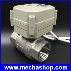 มอเตอร์วาล์วไฟฟ้า ปรับวาล์วอัตโนมัติ TFM25-S2-C Proportional Valve 1'' DN25 4-20mA เกลียวนิ้ว DC9-24V 5 Wires