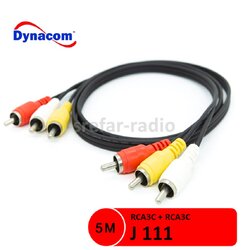 RCA3C + RCA3C ตรง+ตรง J-111 Dynacom 5 เมตร