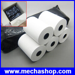 100 ม้วน กระดาษความร้อน กระดาษเครื่องพิมพ์ใบเสร็จ Thermal Papar กระดาษใบเสร็จ กระดาษสลิป 2นิ้ว 57mm. เส้นผ่านศูนย์กลาง45มม.ยาว24เมตร(เกรดAจากญี่ปุ่น)