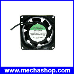 พัดลมระบายความร้อน พัดลมระบายอากาศ 220/240VAC 2300/2750 RPM 18/16W 3" SF23080A-2083HSL.GN