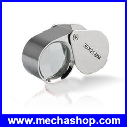 กล้องส่องพระ กล้องส่องจิวเวอร์รี่ ขยาย30x 21mm Jeweler's Eye Loupe Jewelry Magnifier Magnifying Glass