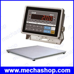 เครื่องชั่งพื้นสแตนเลสดิจิตอลตั้งพื้นกันความชื้น Digital Floor Scale ชั่งได้ 1000kg/100g, 2000kg/200g, 3000kg/500g รุ่น CI-200S ยี่ห้อ CAS (เกาหลี)