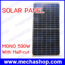 แผงโซล่าเซลล์ แผงพลังงานแสงอาทิตย์ Solar cell Mono Crystalline Half Cut Module 530W SRP-530-BMA-HV