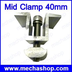 Solar Middle Clamp 40mm ยึดกลางแผงโซล่าเซลล์ อุปกรณ์ติดตั้งแผงโซล่าเซลล์ สั่งซื้อจำนวนมากราคาพิเศษ (รวมน็อตสกรูสแตนเลส)