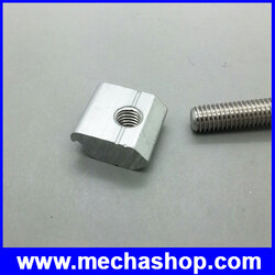 เรืออลูมิเนียม ตัวเมียสำหรับน็อต A2-70 ใช้กับน็อตยึดอุปกรณ์ติดตั้งแผงโซล่าเซลล์ ผลิตจากอลูมิเนียมอัลลอยคุณภาพดี