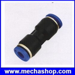 ขั้วต่อลม ข้อต่อลม อุปกรณ์ลม SPU-4 SPU series union sraight(จำนวน10ชิ้น)