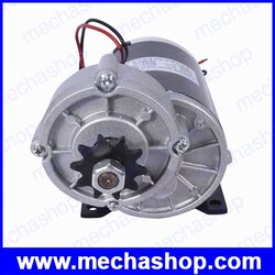 มอเตอร์รถไฟฟ้า มอเตอร์จักรยานไฟฟ้า 450w เลือกแรงดัน 24V ,36V,48v gear motor ,DC gear brushed motor (สินค้า Pre-Order)