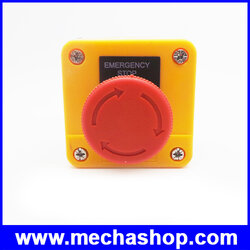อีเมอเจนซี่สวิทซ์ สวิทซ์ตัดไฟ สวิทซ์ปิดฉุกเฉิน emergency stop switch 1NO+1NC 10A