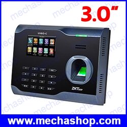 เครื่องสแกนลายนิ้วมือ สแกนนิ้วมือลงเวลา TFT 3.0inch ZK-U160C Fingerprint Time Attendance Clock Recorder Employee (เมนูภาษาไทย)