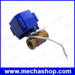 มอเตอร์วาล์วไฟฟ้าทองเหลือง วาล์วปิดเปิดน้ำไฟฟ้า 1/2นิ้ว 4หุน CWX-15N DN15 1/2 bsp 2 way drain electric brass ball valve DC 9-24V CR01 2wires