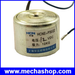 โซลินอยด์ไฟฟ้าดูดโลหะ โซลินอยด์แม่เหล็กไฟฟ้า อิเล็กโตแมกเนติก 30x22mm 12V Holding Electromagnet Lift 10kg Solenoid