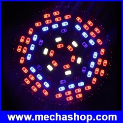 LED ปลูกต้นไม้ LED ปลูกผัก Full Spectrum Led Grow Light 12W E27 Plants Vegetables Hydroponic System AC85-265V