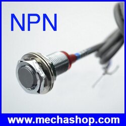 พร็อกซิมิตี้เซนเซอร์ เซนเซอร์แบบตรวจจับแม่เหล็ก Hall Sensor NPN 3-wire NO dia 12mm Proximity Switch NJK-5002C